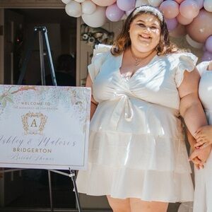 Elegant White Party Dress